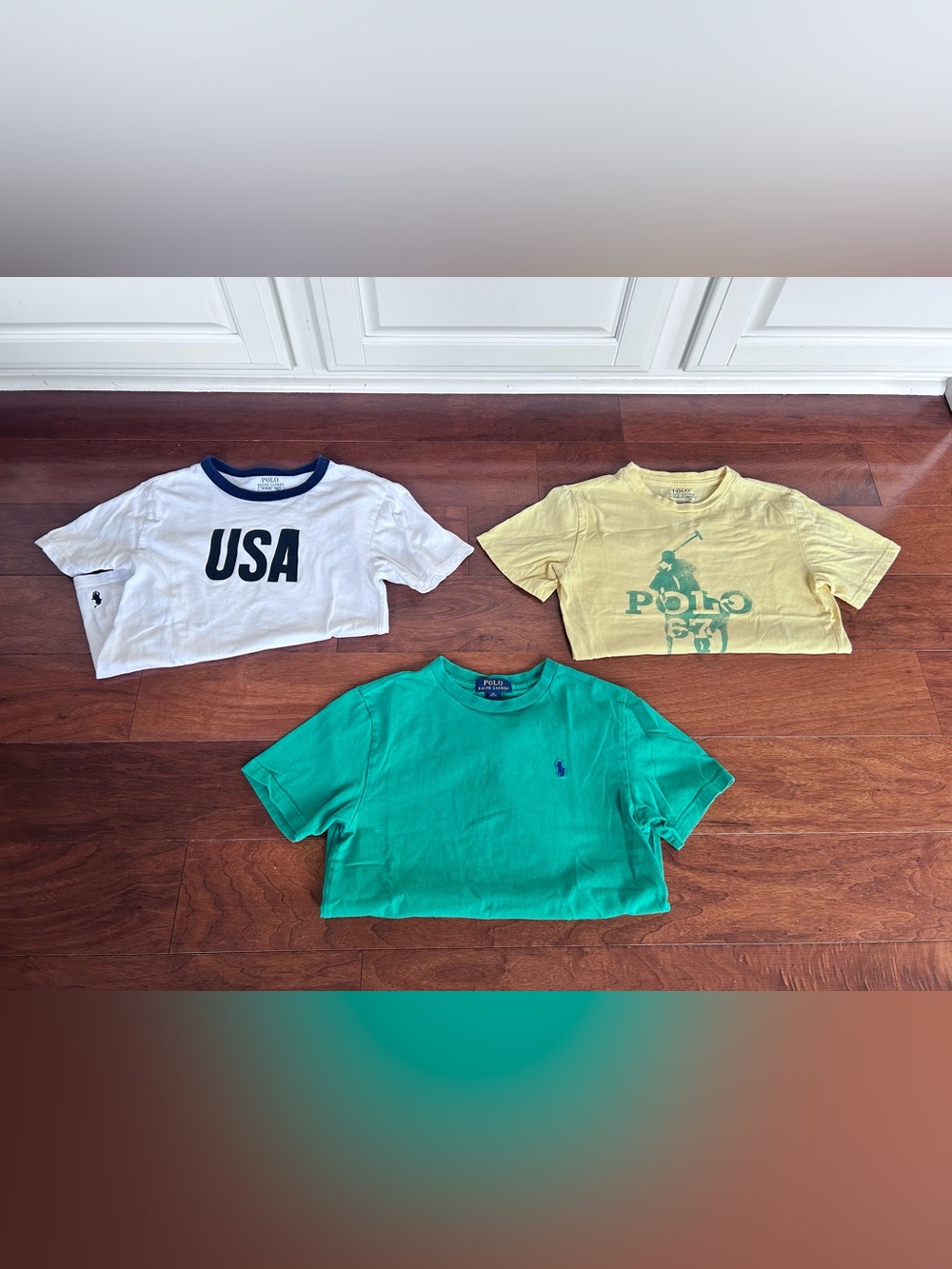 Ralph Lauren Polo T-shirts size medium 10/12 bundle of 3 lot
